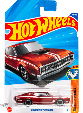 2025G-165号 '69 水星CYCLONE红色 风火轮火辣小跑车hotwheels