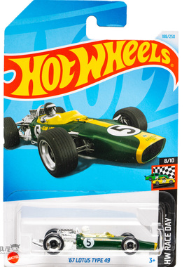 2024L-188号 '67 路特斯 TYPE49 绿色 风火轮火辣小跑车hotwheels