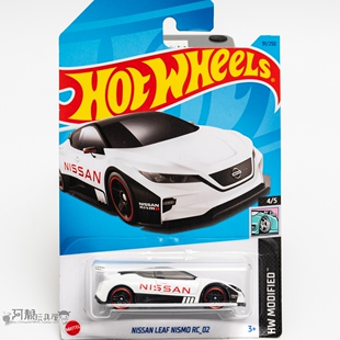 2023J-91号日产LEAF NISMO RC_02白色风火轮火辣小跑车hotwheels