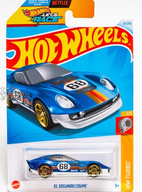 2024G-51号 EL SEGUNDO COUPE 蓝色风火轮火辣小跑车hotwheels