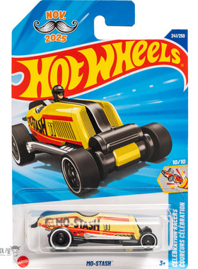 2025P-241号 MO-STASH 粉黄色 风火轮火辣小跑车hotwheels