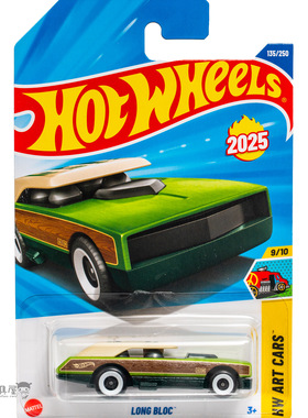2025L-135号 LONG BLOC 绿色 风火轮火辣小跑车hotwheels