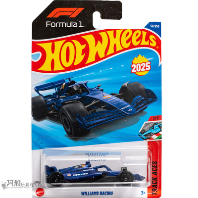 59号 WILLIAMS RACING 威廉姆斯F1风火轮合金小车超宝hotwheels
