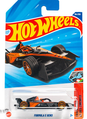 2025N-194号 FORMULA E GEN3 橙黑色 风火轮火辣小跑车hotwheels