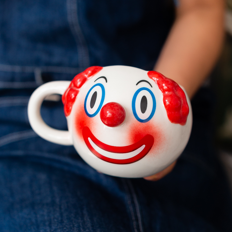 弟弟同款马克杯创意搞怪小丑陶瓷咖啡杯子生日礼物男生款奇葩水杯