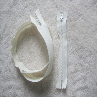 YKK15/16/17/64/67米色外套棉衣羽绒服塑胶拉链有配套口袋短拉链