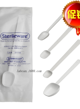 美国Bel-art 无菌长柄药匙 H36944-0000