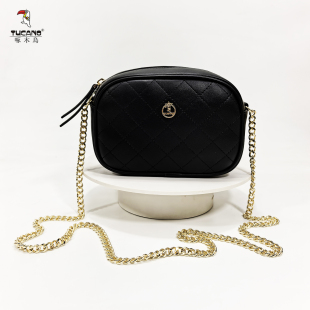 啄木鸟女包2026新款 菱格链条包小包轻便百搭手机包斜挎包 商场同款