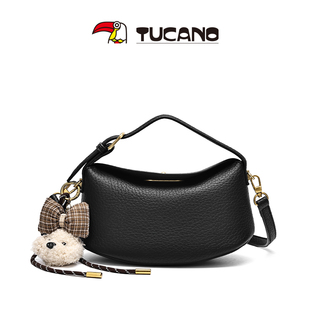 啄木鸟女包2026新款 软皮小包设计饺子包轻奢时髦高级感手提斜挎包