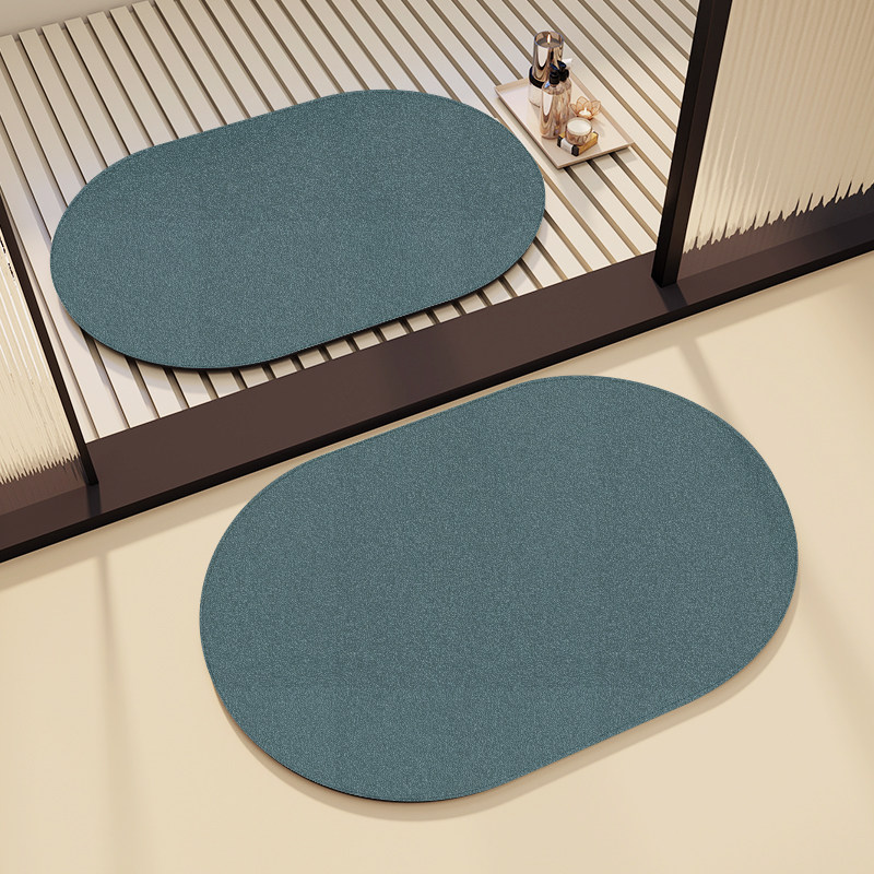 卫生间地垫浴室防滑强吸水厕所门口洗手间硅藻泥速干地毯脚垫家用