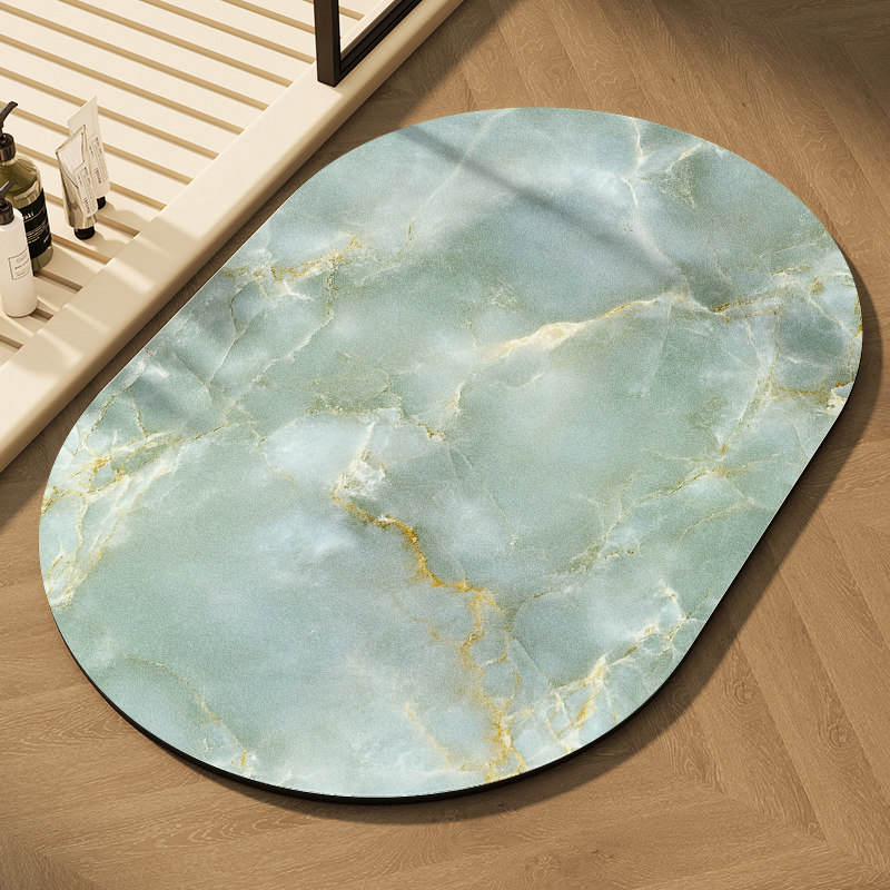 浴室地垫防滑防摔软硅藻泥强吸水速干厕所洗手间卫生间门口脚垫子