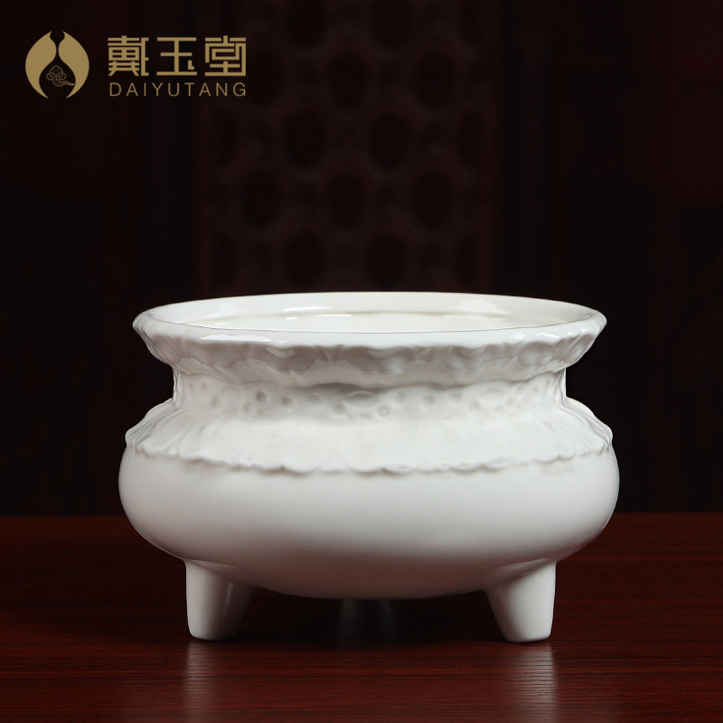戴玉堂陶瓷室内供奉香炉家用供奉图片