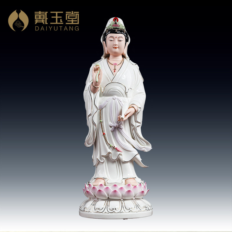 【感恩结缘优惠】《飘衣观音菩萨像》白衣观世音立像佛像供奉家用
