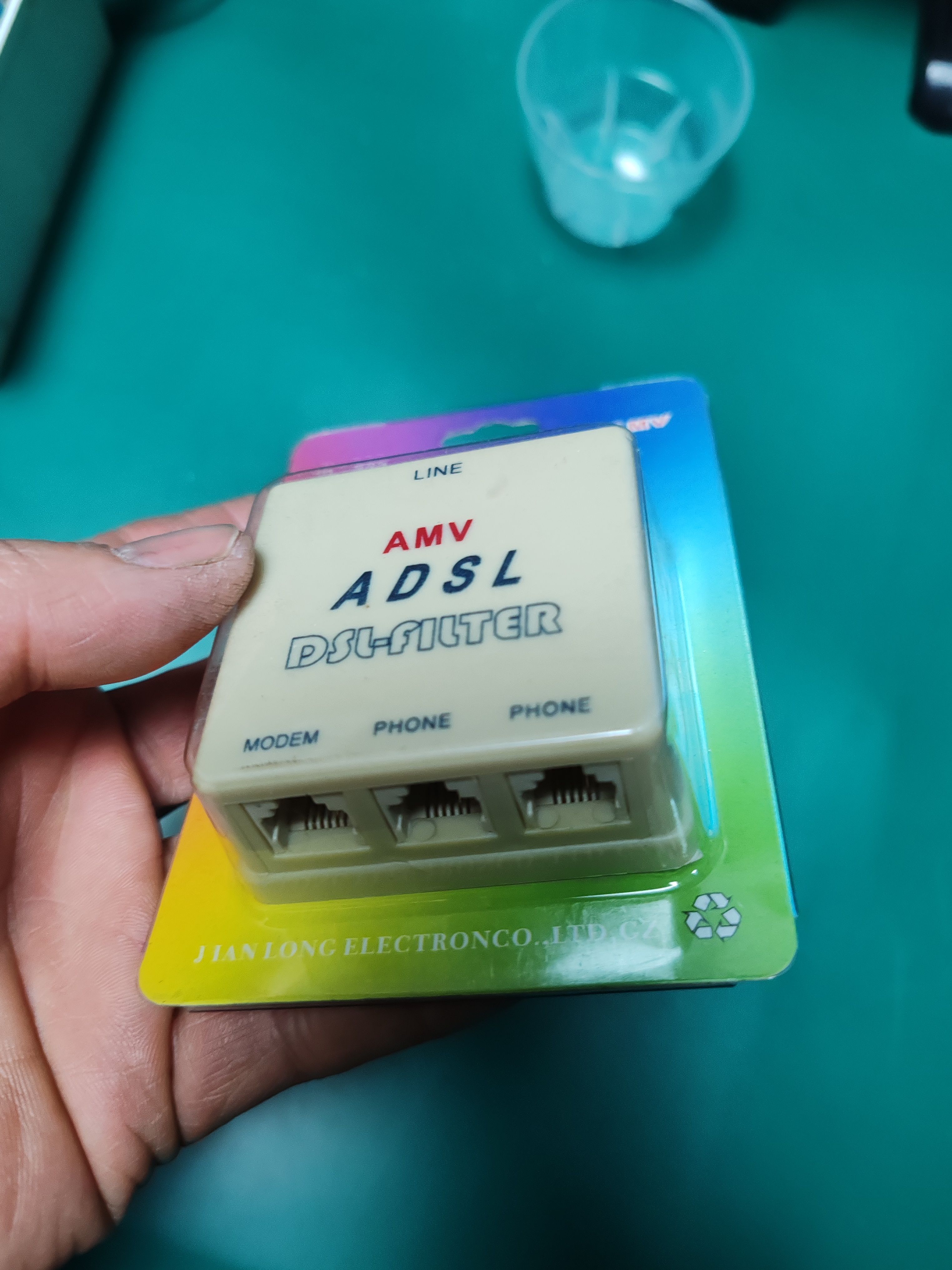 信号ADSL分离器 语音分离器 电话线一分三分线器 电信宽带