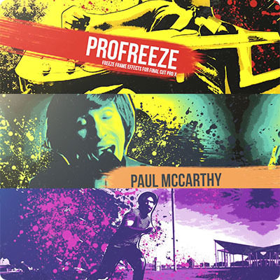 fcpx插件画面冻结静止泼墨飞溅展示效果profreeze splatter