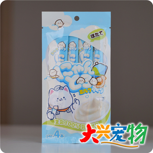 日本 地狱厨房 特选系列 生乳1oo%●鲜乳奶昔●全价主食猫条 4袋