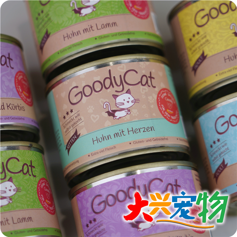 德国 GoodyCat咕迪 真材实料炖肉●无谷主食猫罐头 成幼猫用 18