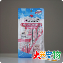 新加坡 Signature7心宠怀 超级食物系列 奶昔猫零食 液体猫条 1袋