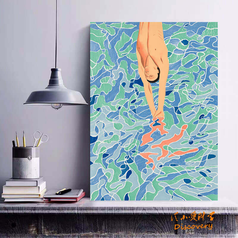 David Hockney 大现代装饰画