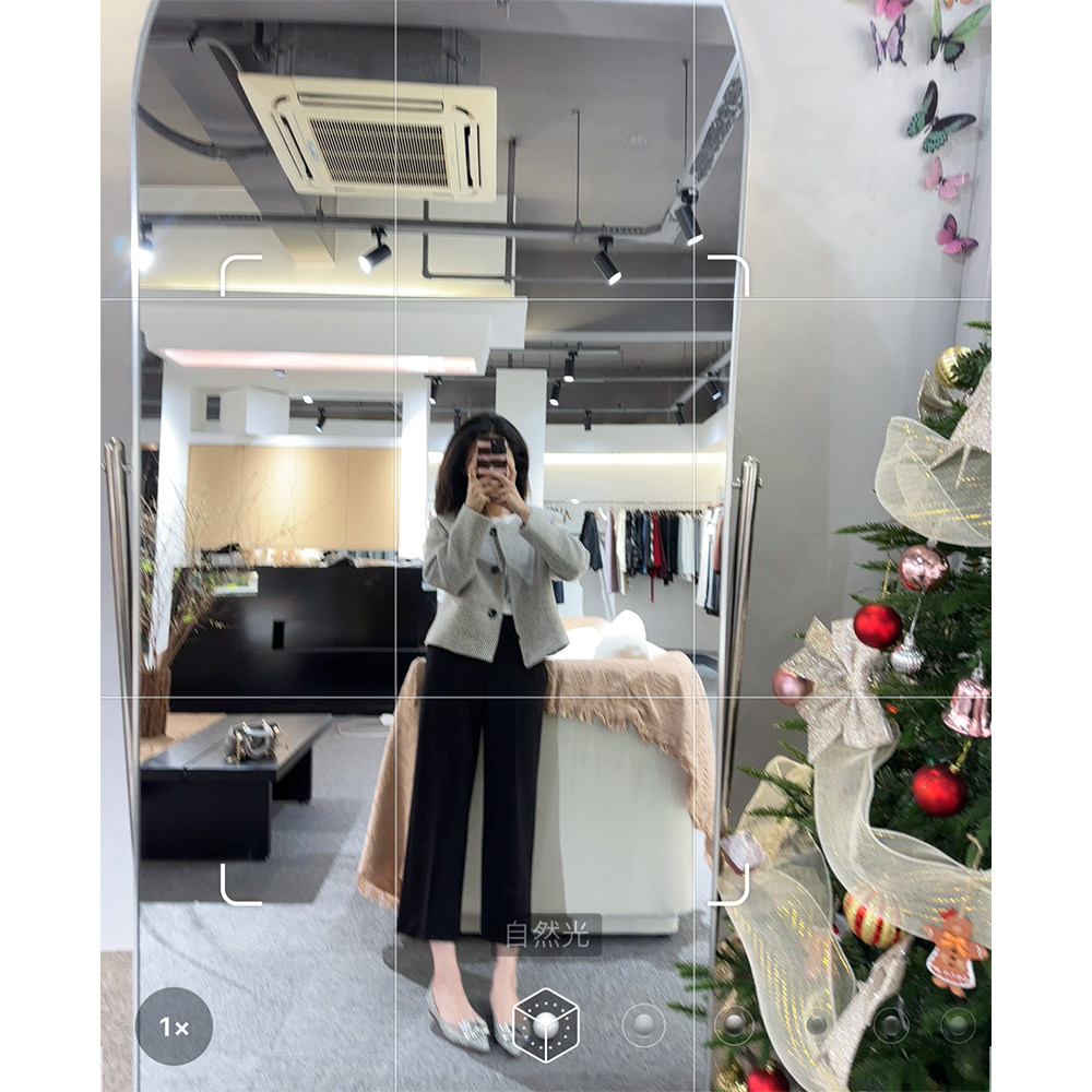 【Hello 小琼】双排扣高腰八分直筒休闲西裤