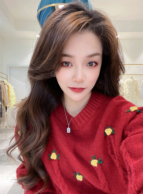 【Hello 小琼】鱼骨线圆领打底套头衫