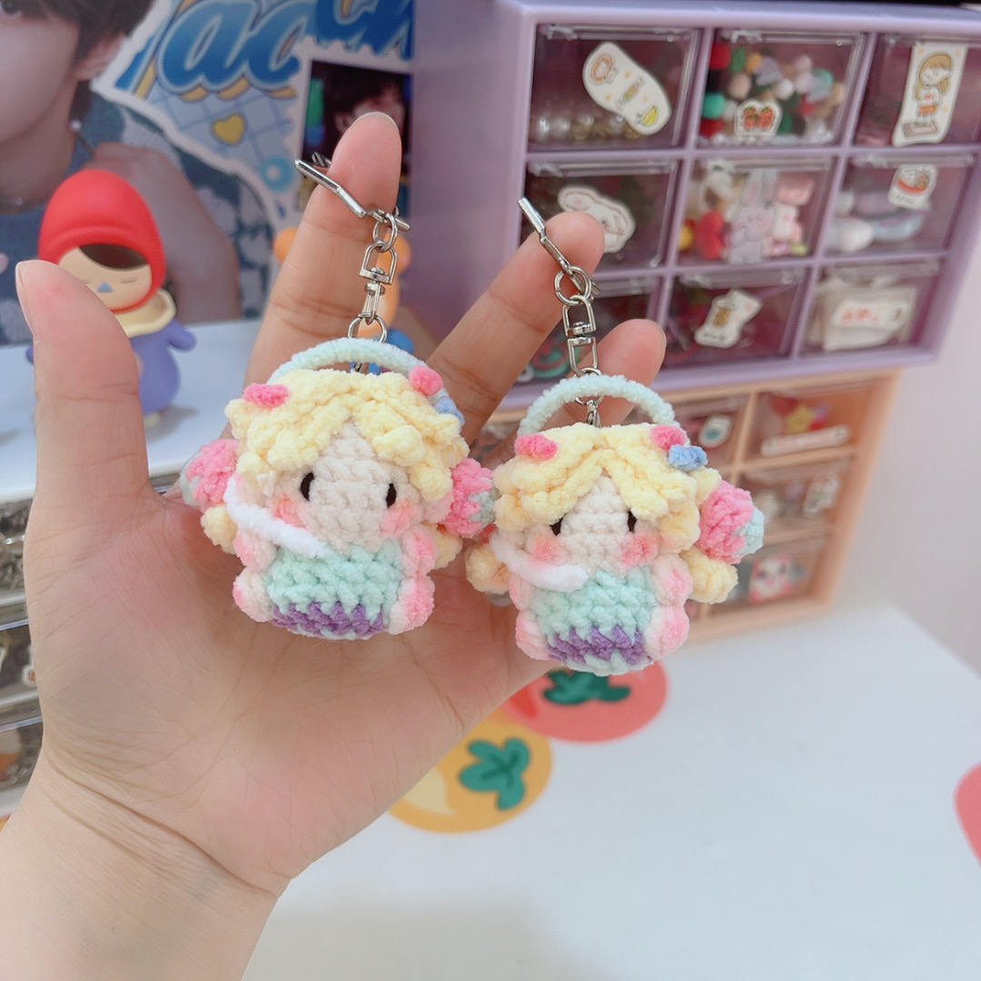 手工钩织成品宋雨琦软糖钩织毛线钩针挂件礼物挂件娃娃