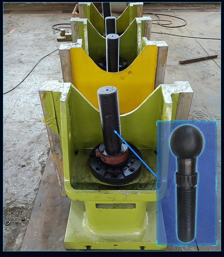 现货扬力冲床jd21-100吨125a球头螺杆三角螺纹调质热处理发黑精钢