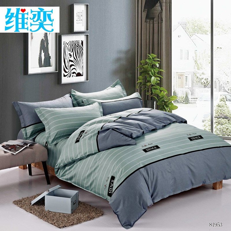 全棉四件套純棉加厚斜紋被套床單網紅款三4件套1.5m1.8米床上用品在類目 牀上用品, 牀品套件/四件套/多件套中 - 來自Buy2taobao.com提供專業的淘寶代購服務