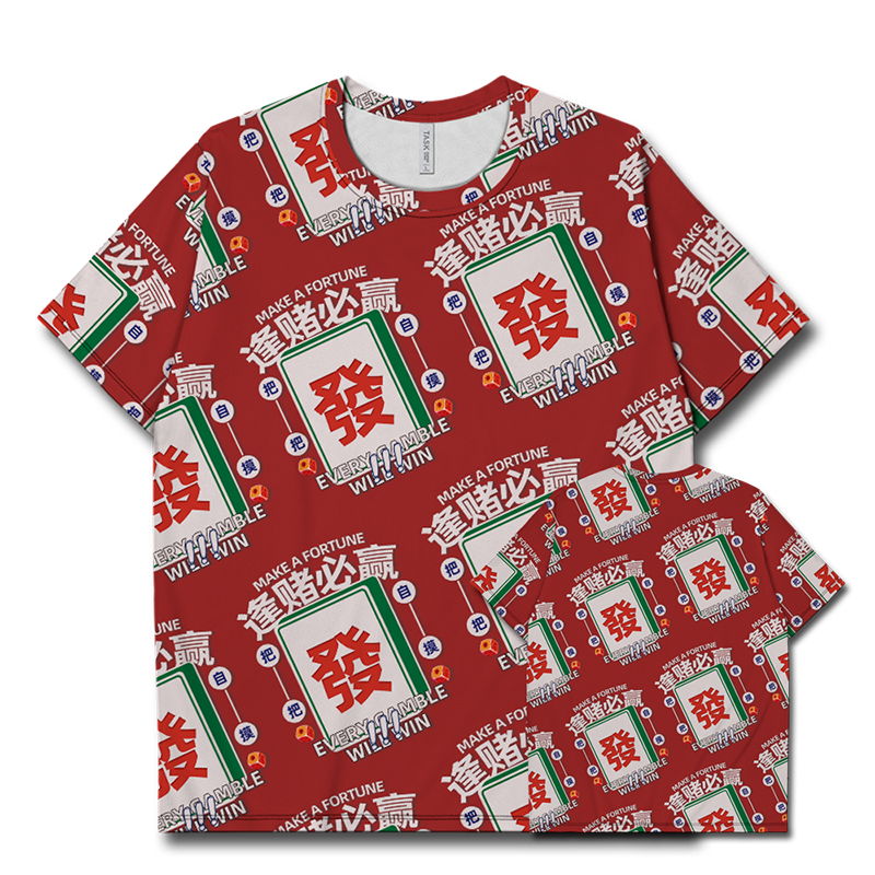 chame短袖韩版所有人印花舒适