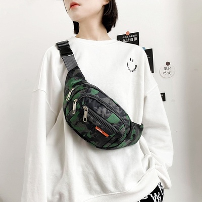情侣包时尚个性潮流日系胸包街头斜挎女ins休闲运动单肩包腰包