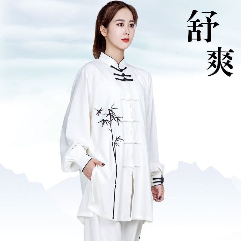 男女春季新款飘逸太极服图片