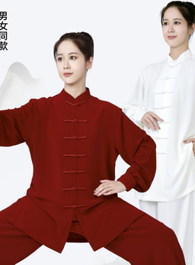 男女太极拳服装舒适透气坠感强