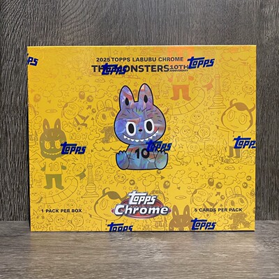 Topps X THE MONSTERS / LABUBU拉布布Chrome系列收藏卡