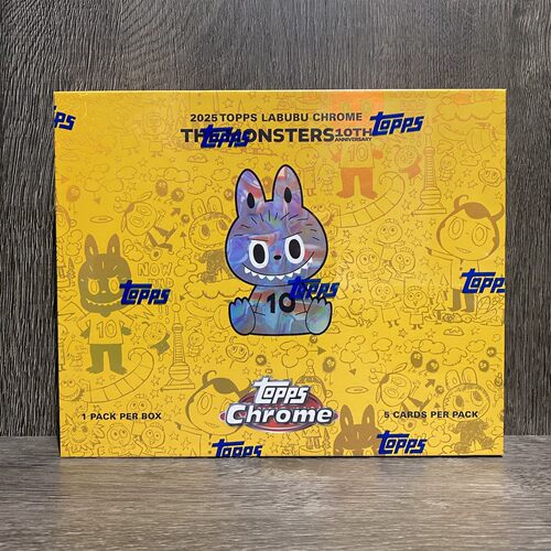 Topps X THE MONSTERS / LABUBU拉布布Chrome系列收藏卡