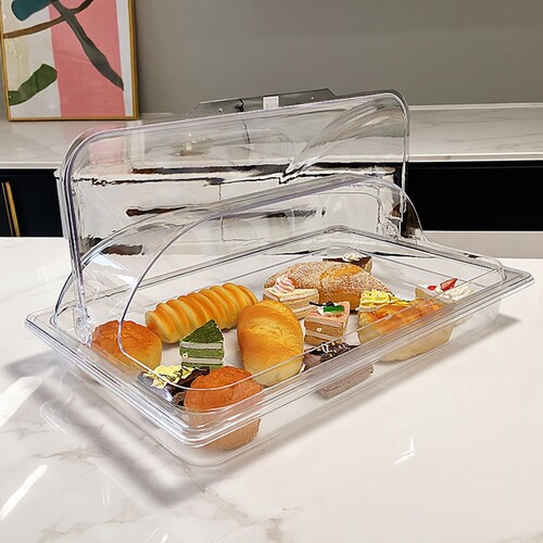 翻盖面包点心蛋糕托盘防尘罩保鲜