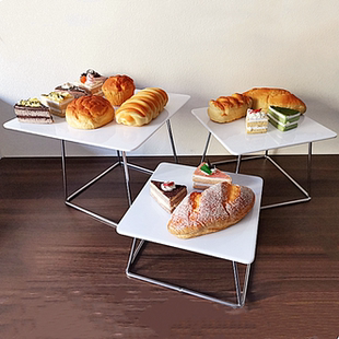 欧式甜品台摆件展示架甜点盘冷餐茶歇摆台蛋糕架子下午茶点心架