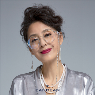 925纯银防滑老花镜墨镜眼镜链 钛钢眼睛绳防敏简约 女挂脖不褪色