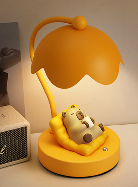 卡皮巴拉台灯卡通触控卧室床头灯起夜灯高级感小夜灯送礼物摆件