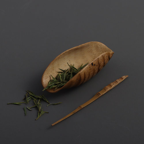 老竹根竹制茶铲茶荷竹根茶则