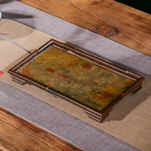 Super Chraise retro Purple Bamboo Rock Bamboo, сделав чайный поднос сушеный чай