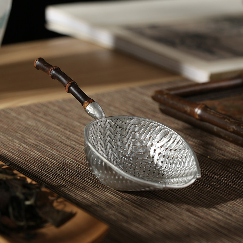 纯锡紫竹柄茶漏茶滤网茶漏茶叶过滤器编织竹编茶道配件过滤锡茶漏,餐饮具,茶滤,淘宝优惠券,粉丝福利购,淘宝优惠卷