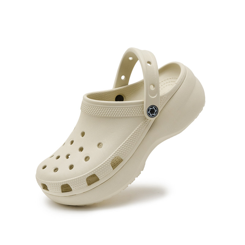 JDOV云朵洞洞鞋女厚底增高外穿花园鞋夏季新款防滑防臭沙滩鞋拖鞋