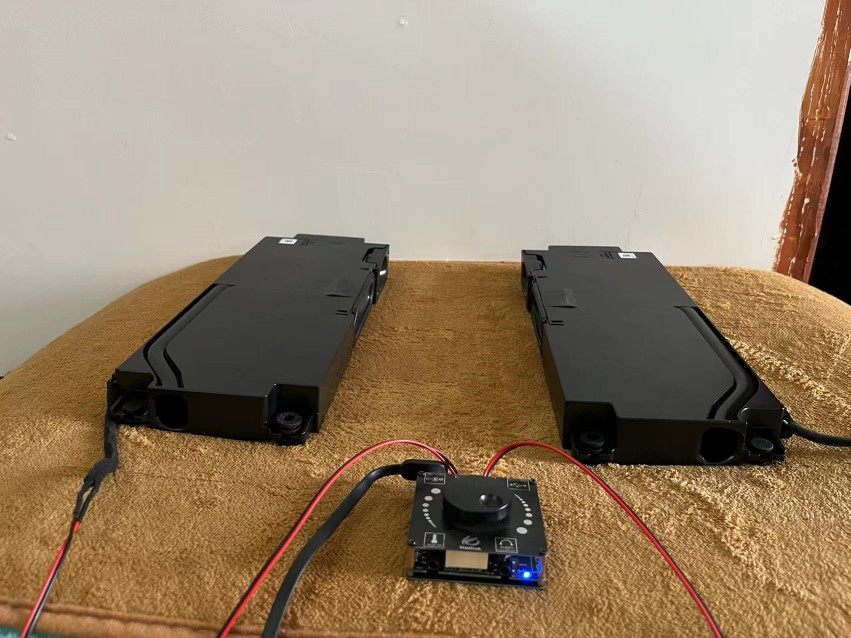 哈曼卡顿代工无源拆机音箱一个音箱，两个喇叭一个中低音一个高音