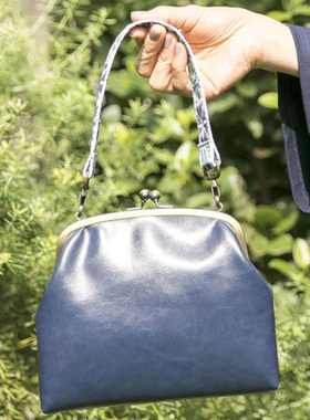 京都产 倭物やカヤ 纯手工和风手提包手拿包 比萨刀