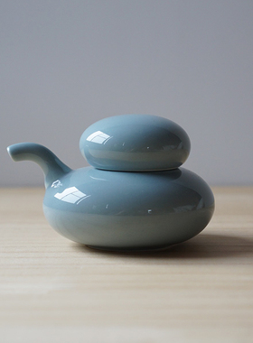 白山陶瓷器迷你桌面酱油壶瓶波佐见烧森正洋获奖日本直邮