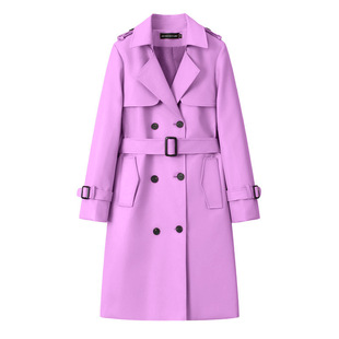 春秋新款 潮唯品会特卖清仓特价 pu皮风衣品牌正品 女装 外套 处理断码