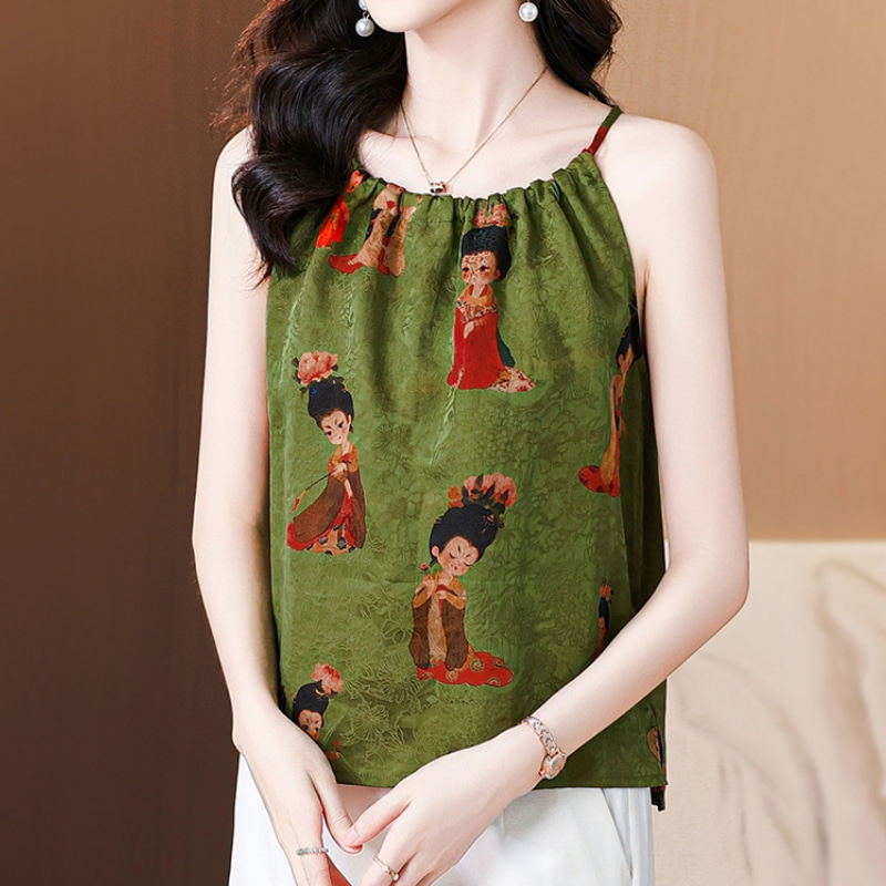 官网特卖唯品会京东香云纱真丝桑蚕丝上衣断码夏女装千百惠旗舰店