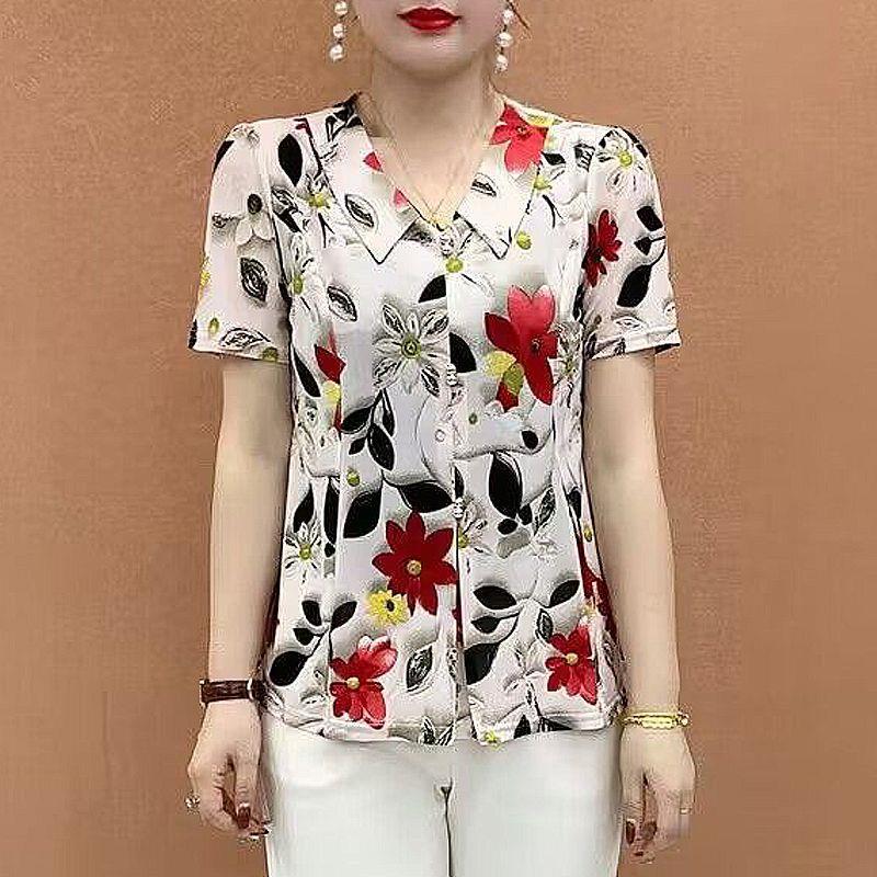 唯品会特卖清仓处理断码短袖香云纱桑蚕丝真丝上衣女装品牌正品夏