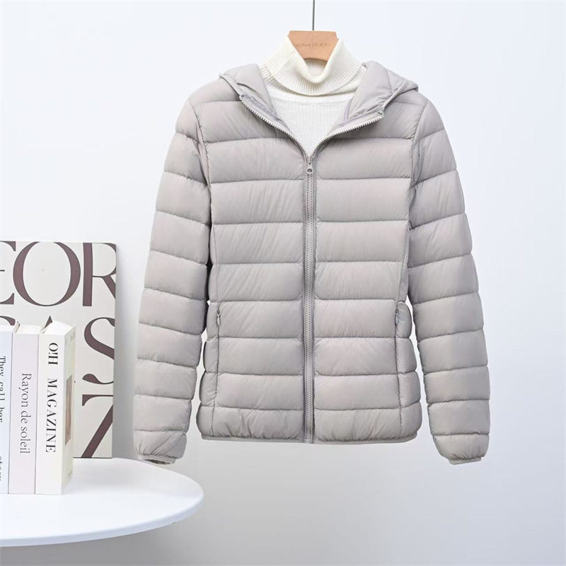 唯品会特卖断码清仓特价处理轻薄白鸭绒羽绒服女装品牌正品春秋冬