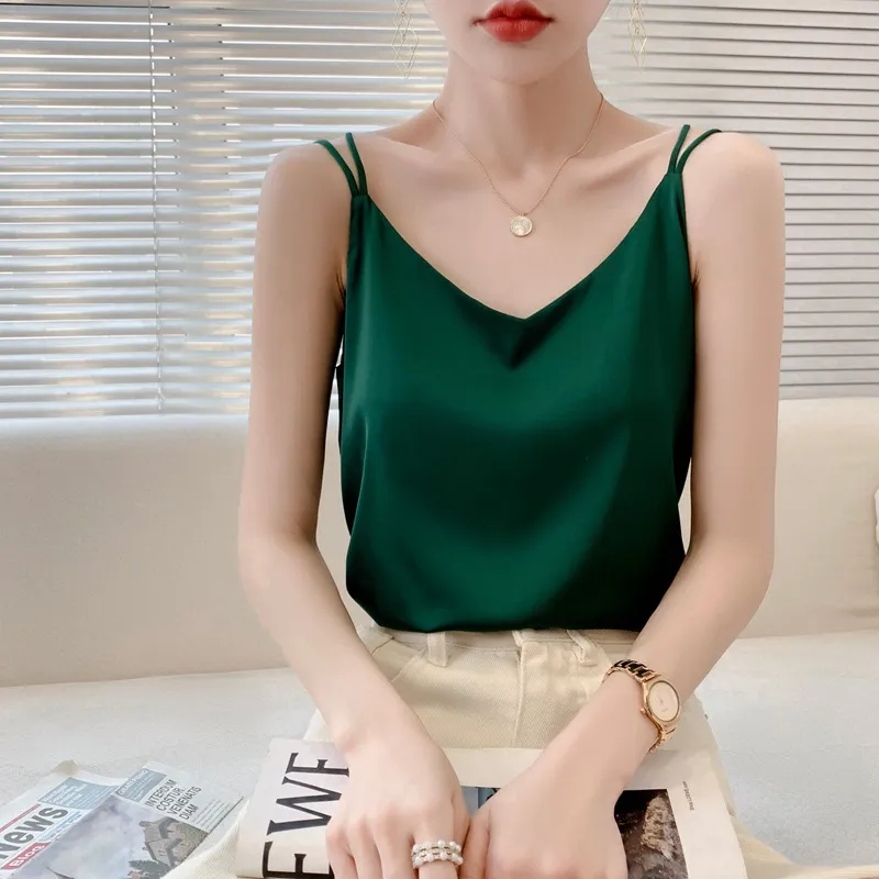 潮唯品会特卖清仓特价处理断码真丝背心女装品牌正品夏天新款上衣